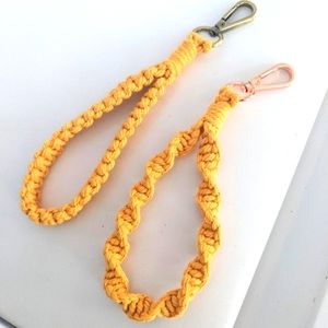 Set of 2 macrame keychains handmade